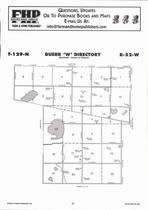 Duerr Township - West, Park Lake, Directory Map, Richland County 2007